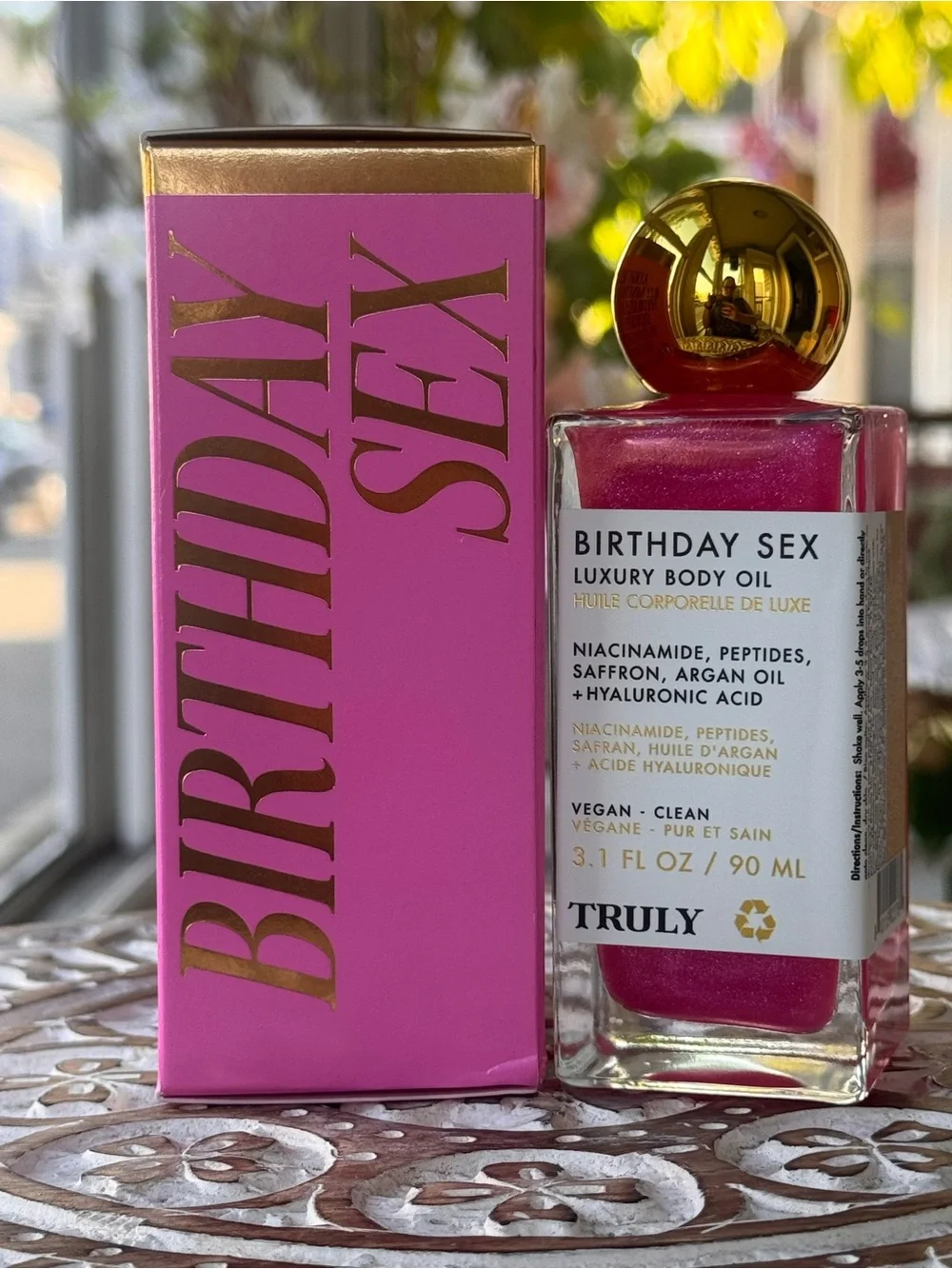 Truly Birthday Sex Luxury Body Oil Shimmer 3.1 oz New in Box
